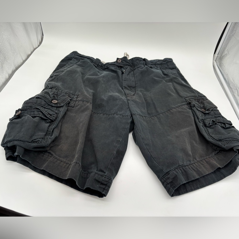 Ralph Lauren Men’s‎ Cargo Shorts Black With Green Pony Sz 38